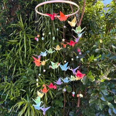 Mobile origami : Tourbillon de Grues